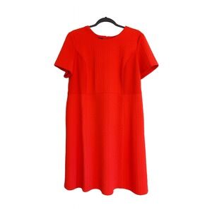 Talbots NWT Textured A-Line Dress Size 18W with Pockets MSRP $149